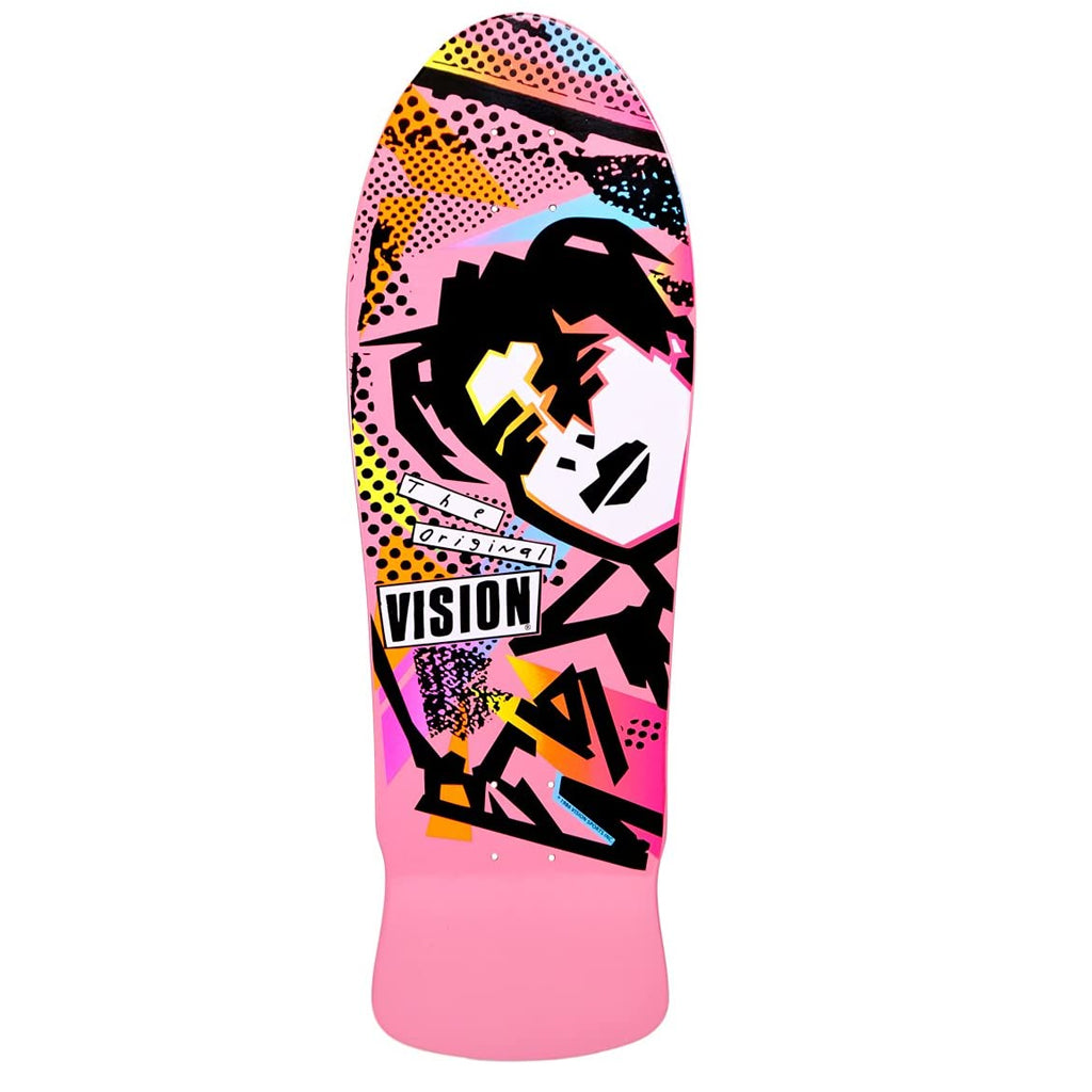 Vision Skateboards Gator II Modern Concave Deck - 10x30.25 Red/Pink - Seaside Surf Shop